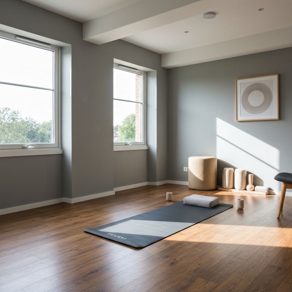 Przestrzeń do domowych ćwiczeń